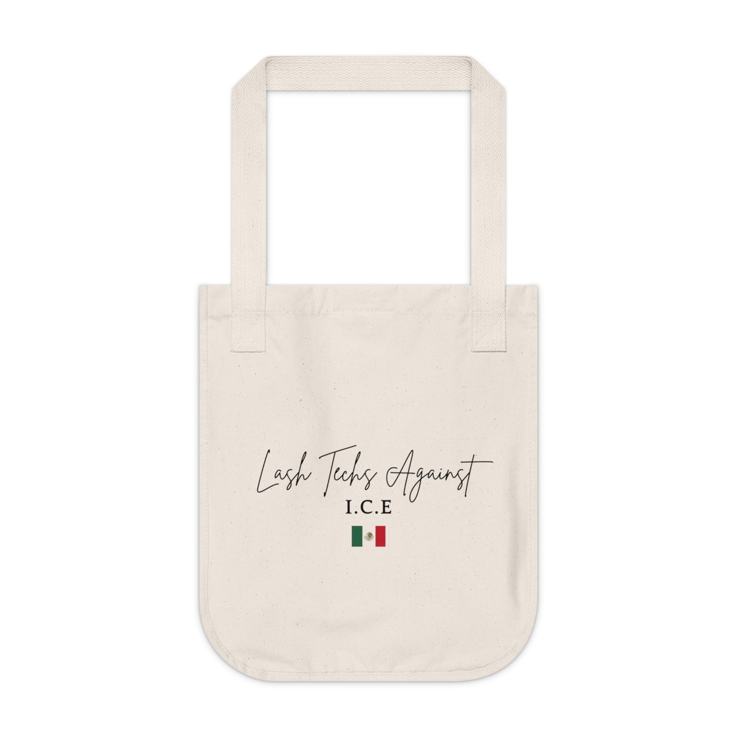 Eco-Friendly Canvas Tote Bag -Lash Techs Against ICE